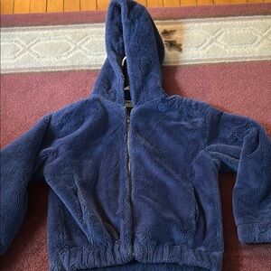 Double Zero Blue Fleece Hoodie Sweatshirt